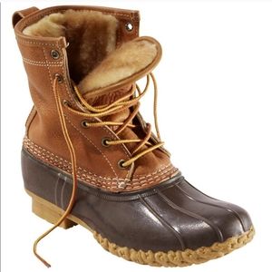 L.L. Bean Shearling Lined Duck Boots